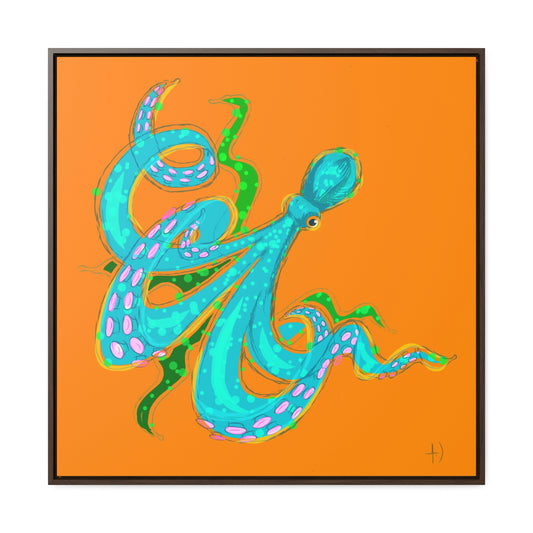 Mood: Charged Octopus - Gallery Canvas Wraps, Square Frame