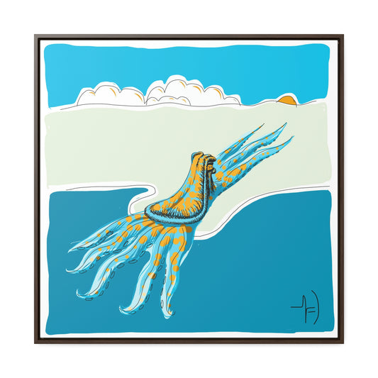 Mood: Joyful Octopus - Gallery Canvas Wraps, Square Frame