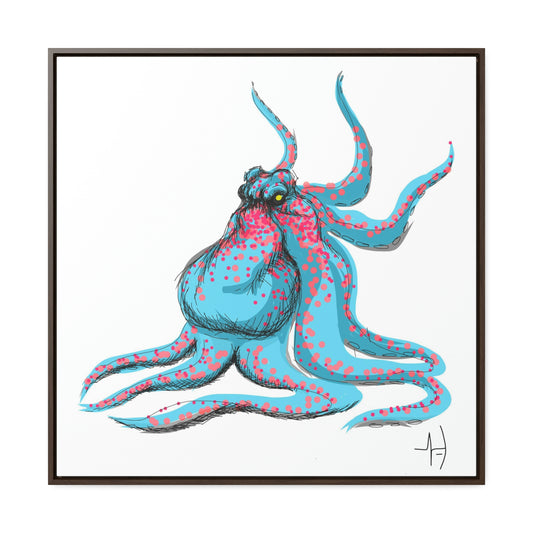 Mood: Irritable Octopus - Gallery Canvas Wraps, Square Frame