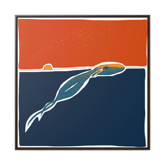 Mood: Content Octopus - Gallery Canvas Wraps, Square Frame