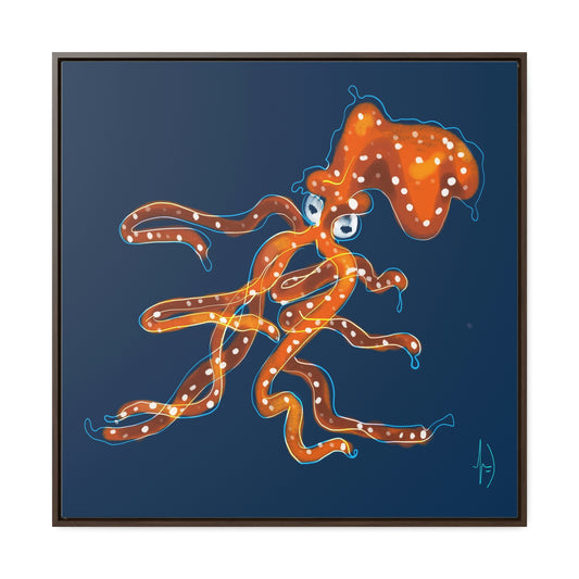 Mood: Faint Octopus - Gallery Canvas Wraps, Square Frame