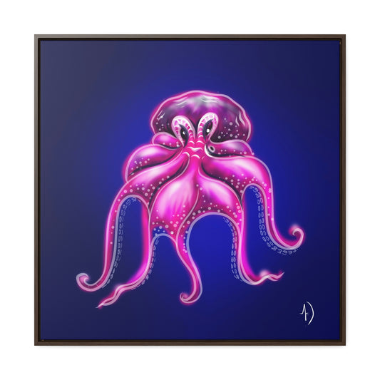 Mood: Flirty Octopus - Gallery Canvas Wraps, Square Frame