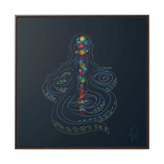 Mood: Mindful Octopus - Gallery Canvas Wraps, Square Frame