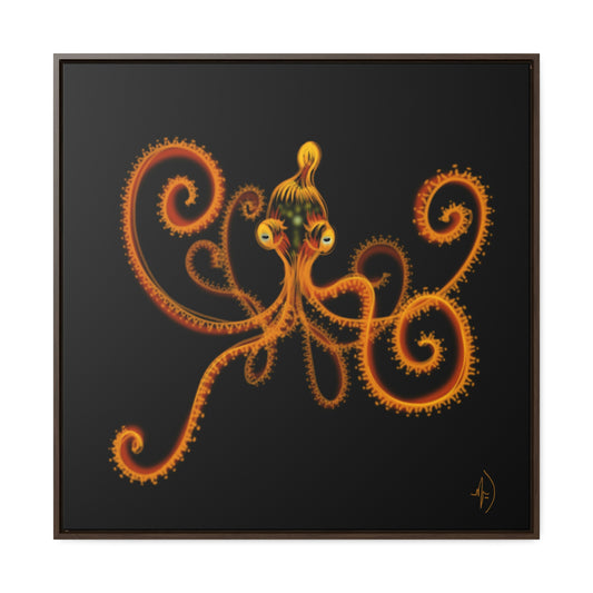Mood: Furious Octopus - Gallery Canvas Wraps, Square Frame